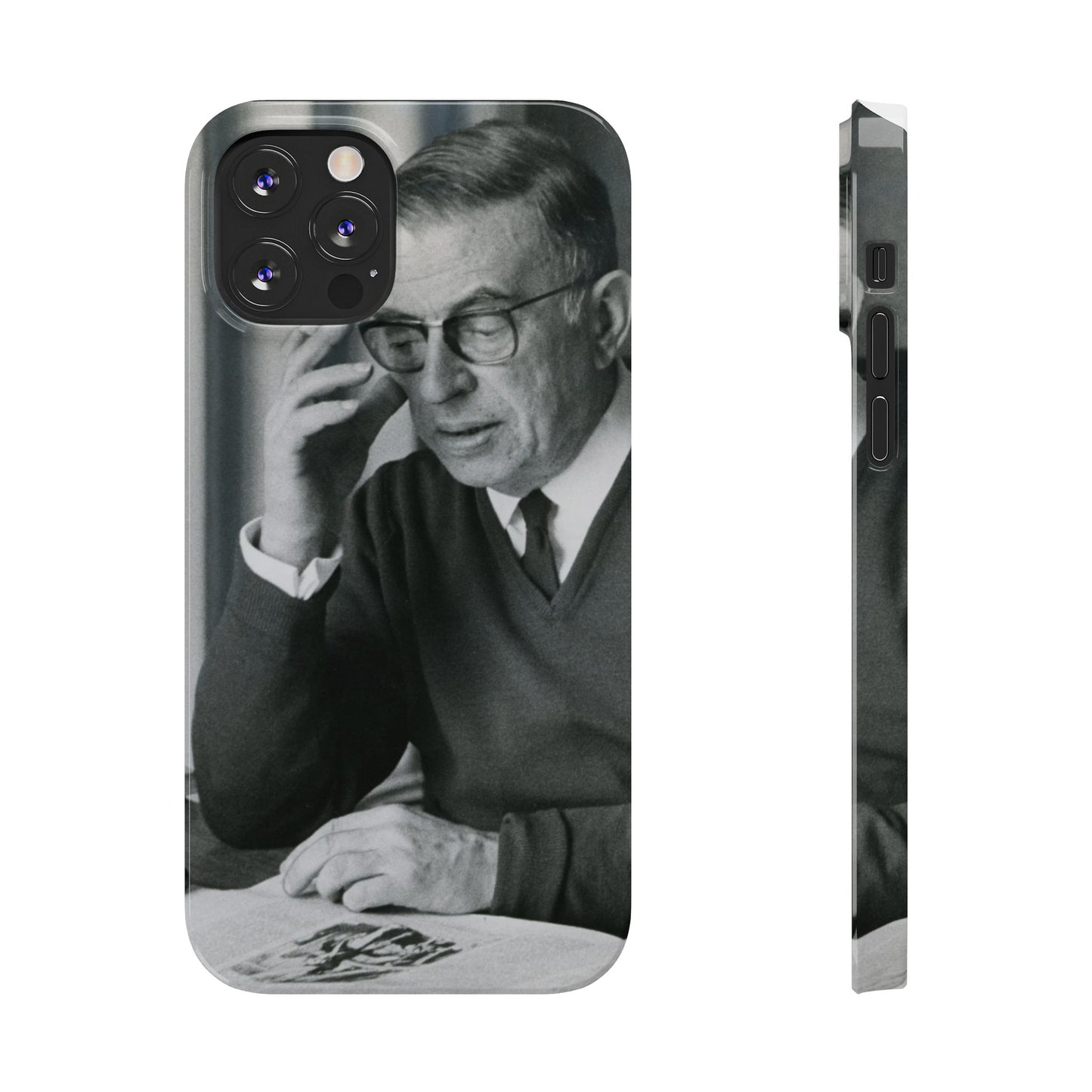 Jean-Paul Sartre Phone Case