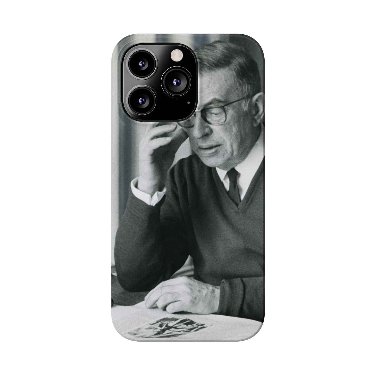 Jean-Paul Sartre Phone Case