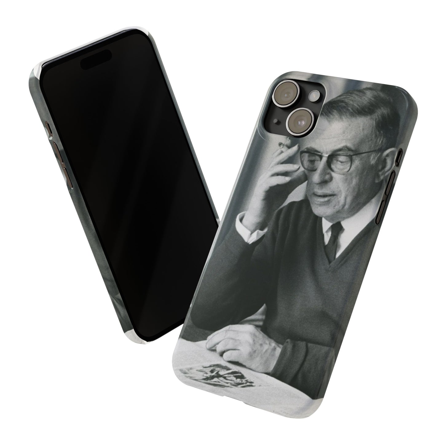 Jean-Paul Sartre Phone Case