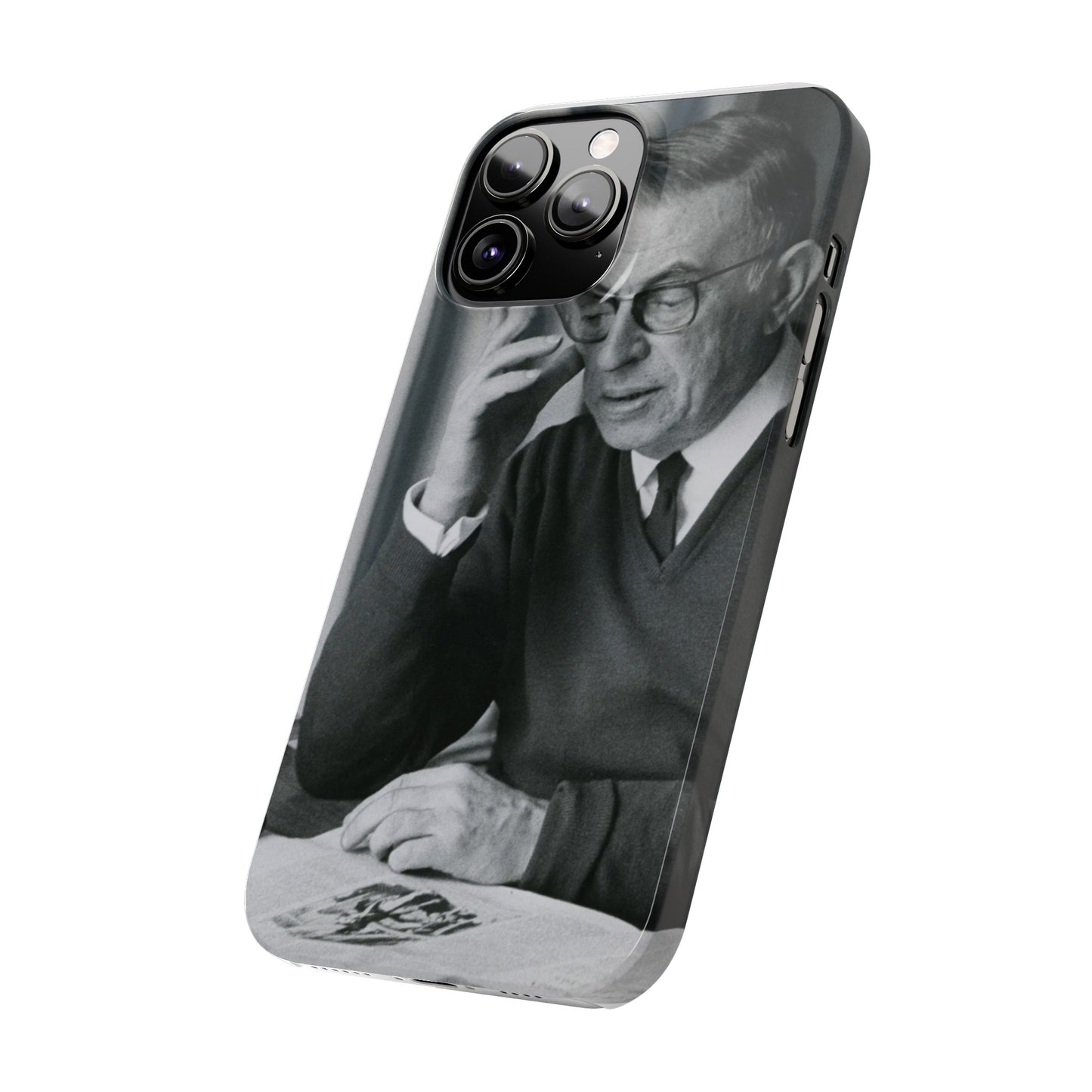 Jean-Paul Sartre Phone Case
