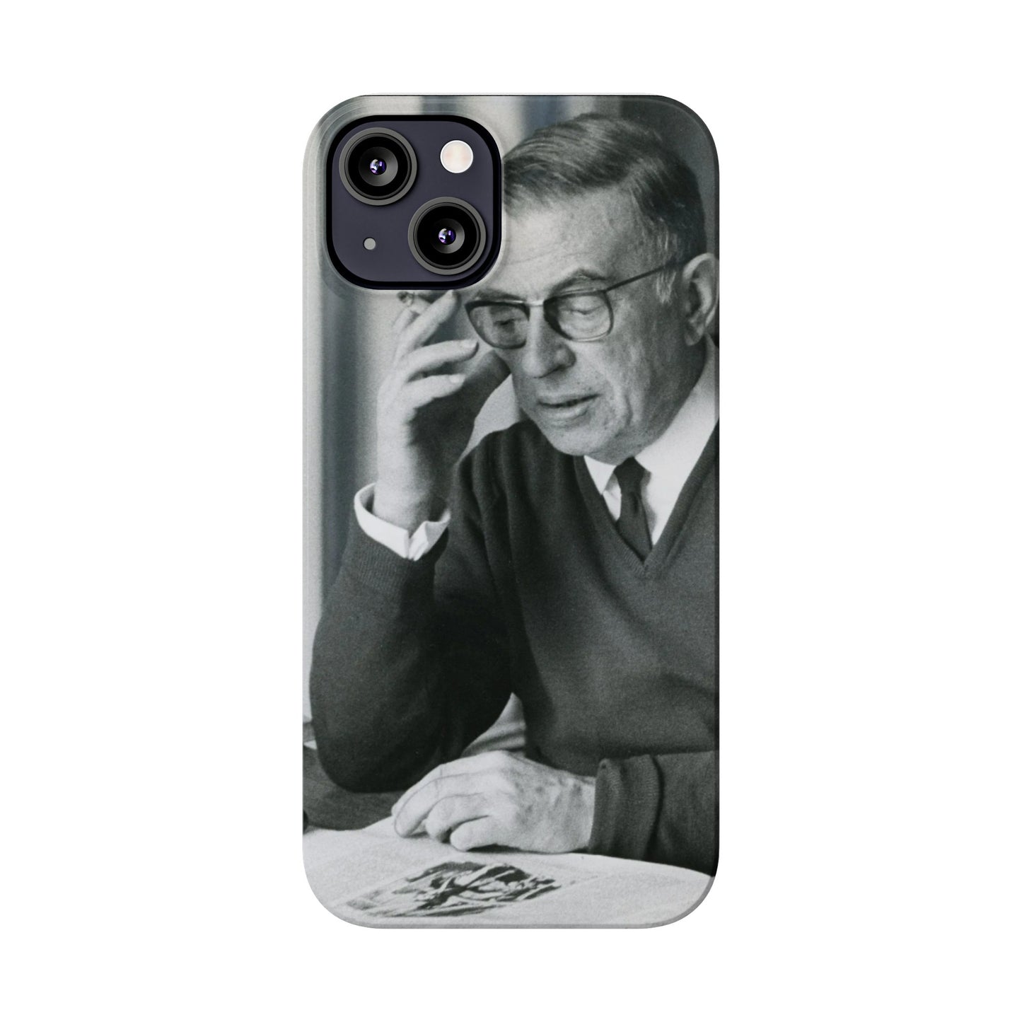 Jean-Paul Sartre Phone Case