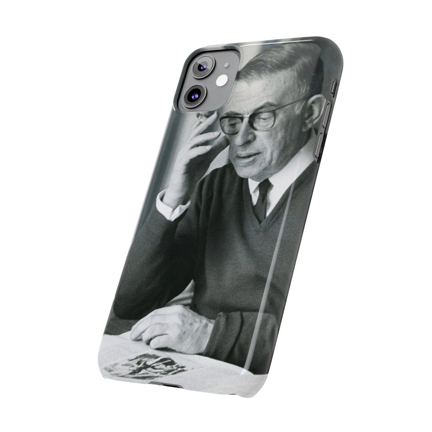 Jean-Paul Sartre Phone Case