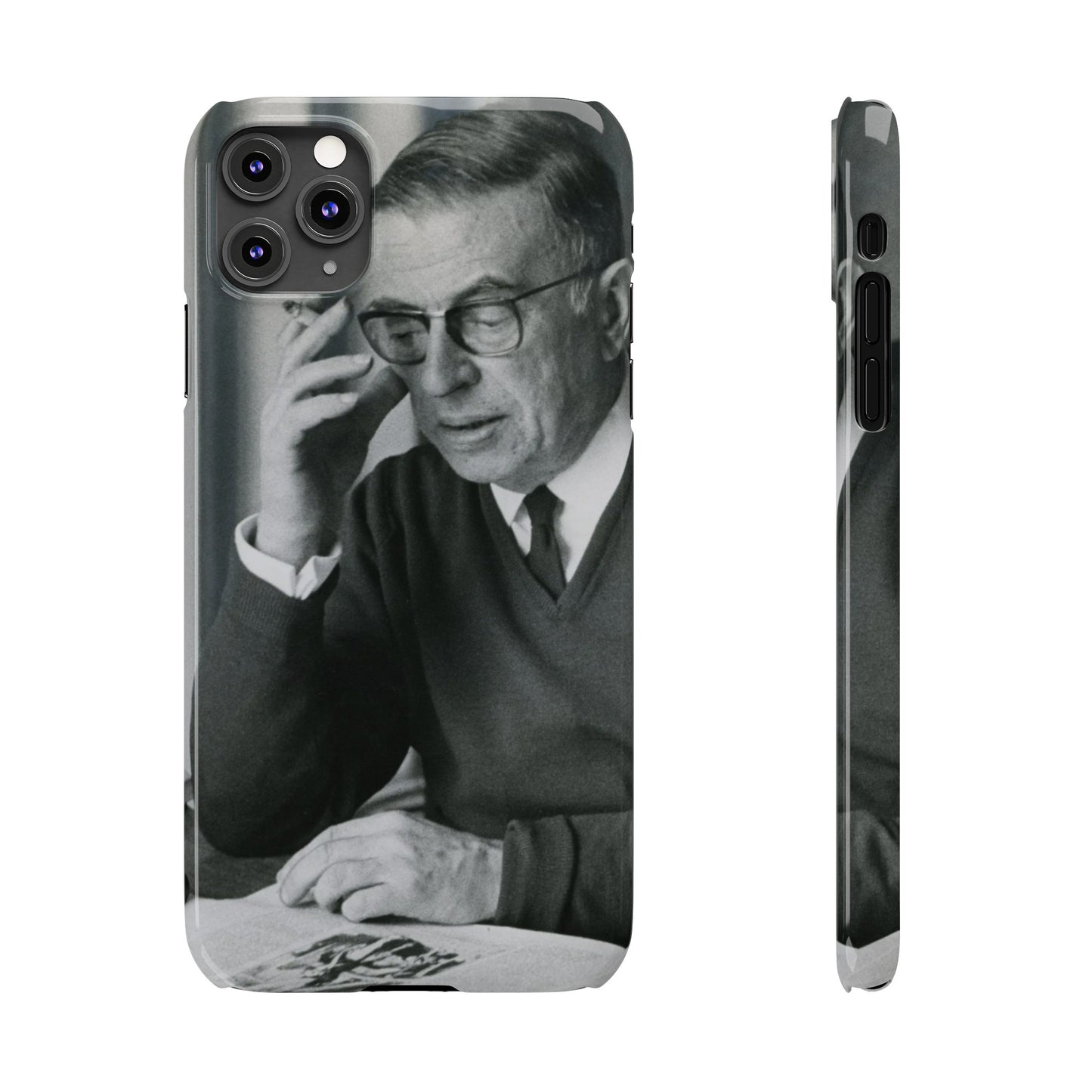 Jean-Paul Sartre Phone Case