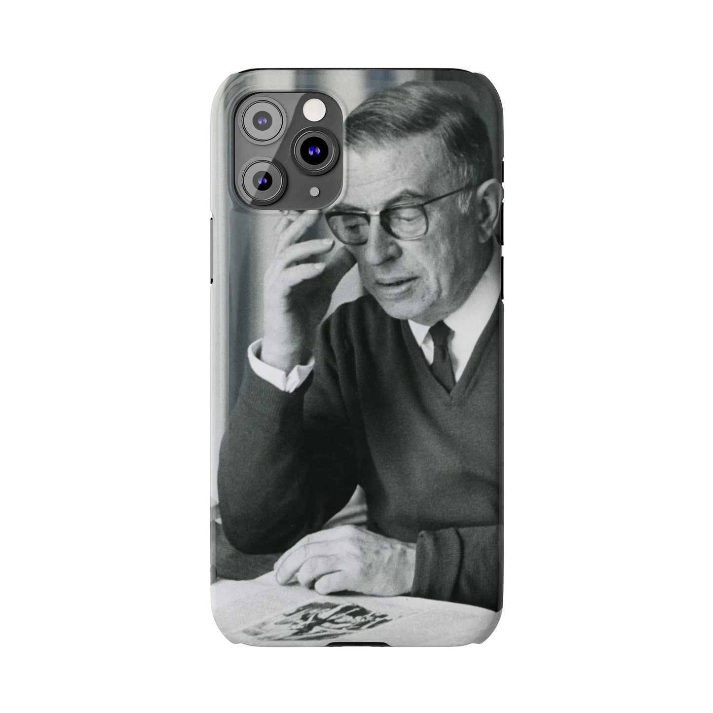 Jean-Paul Sartre Phone Case