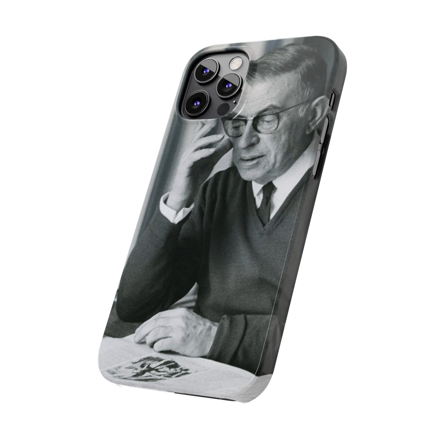 Jean-Paul Sartre Phone Case