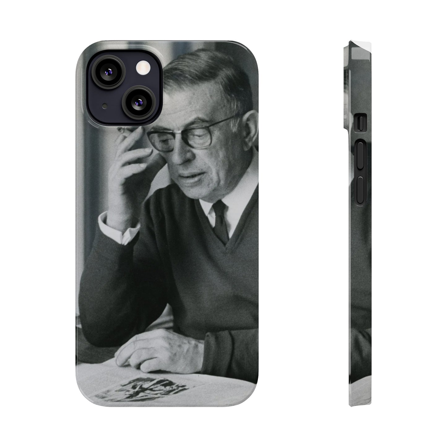 Jean-Paul Sartre Phone Case