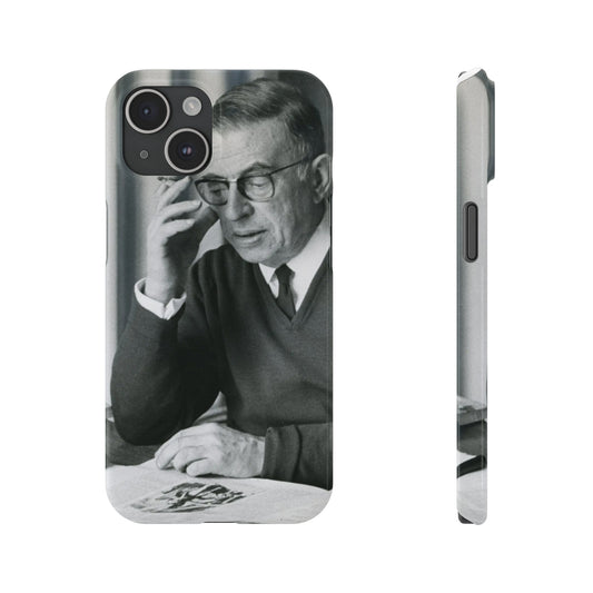 Jean-Paul Sartre Phone Case