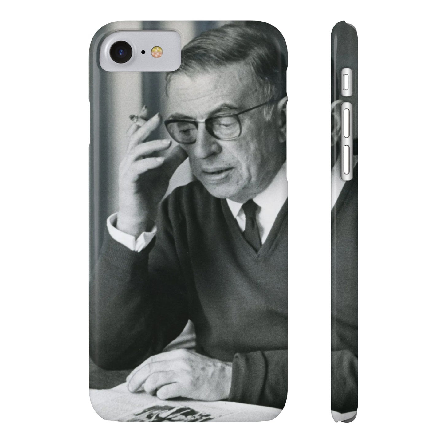 Jean-Paul Sartre Phone Case