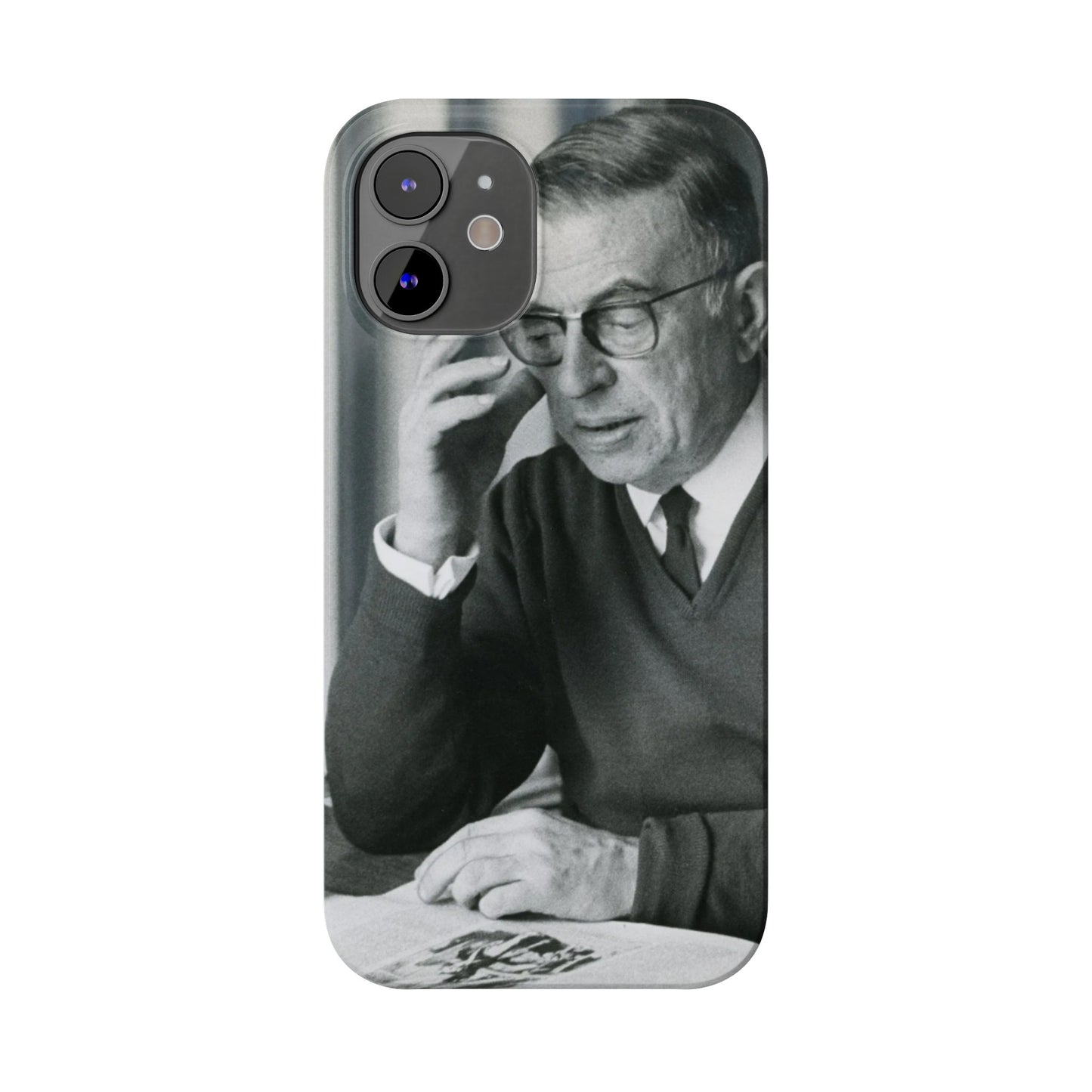 Jean-Paul Sartre Phone Case