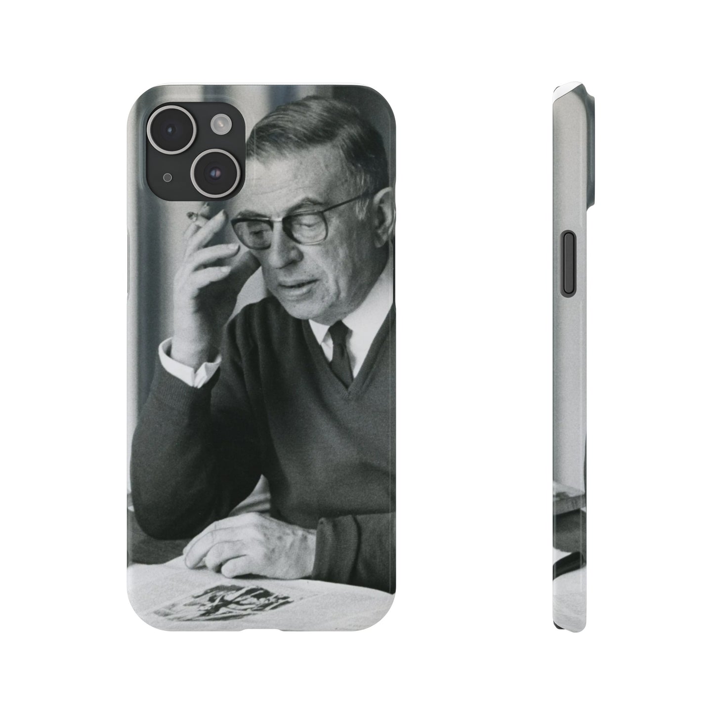 Jean-Paul Sartre Phone Case
