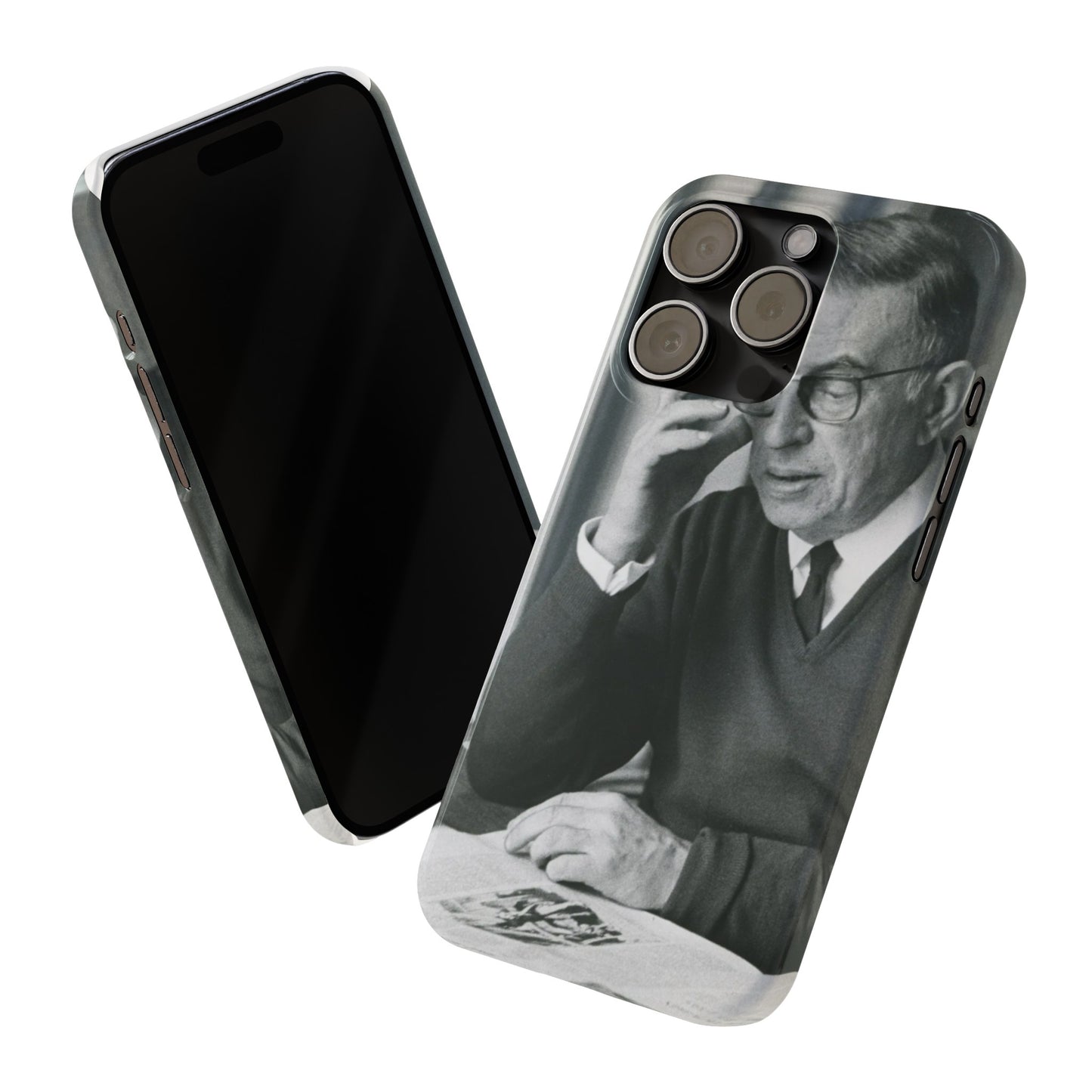 Jean-Paul Sartre Phone Case
