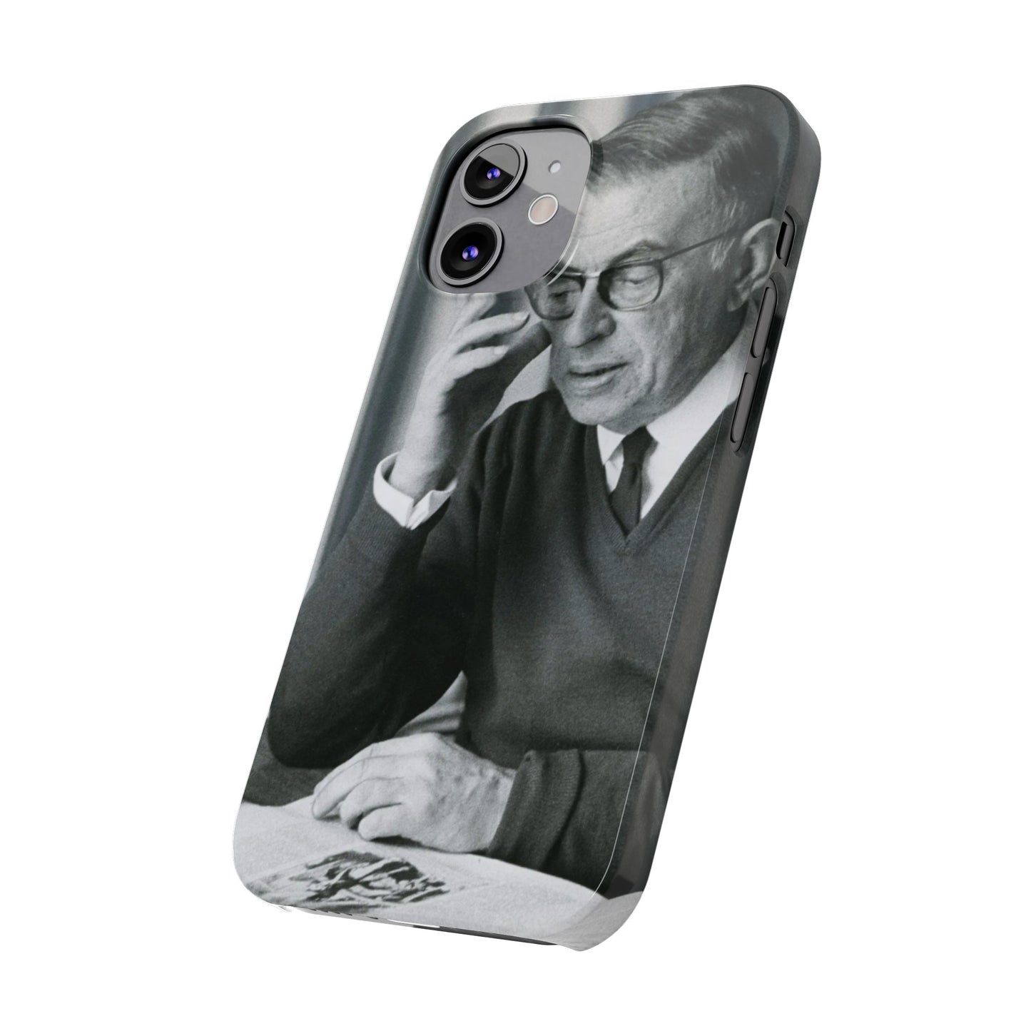 Jean-Paul Sartre Phone Case