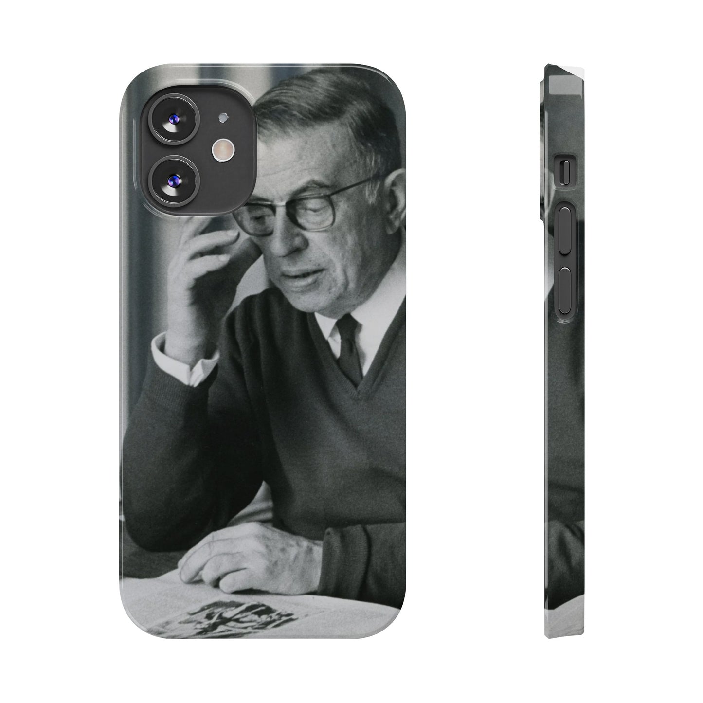 Jean-Paul Sartre Phone Case