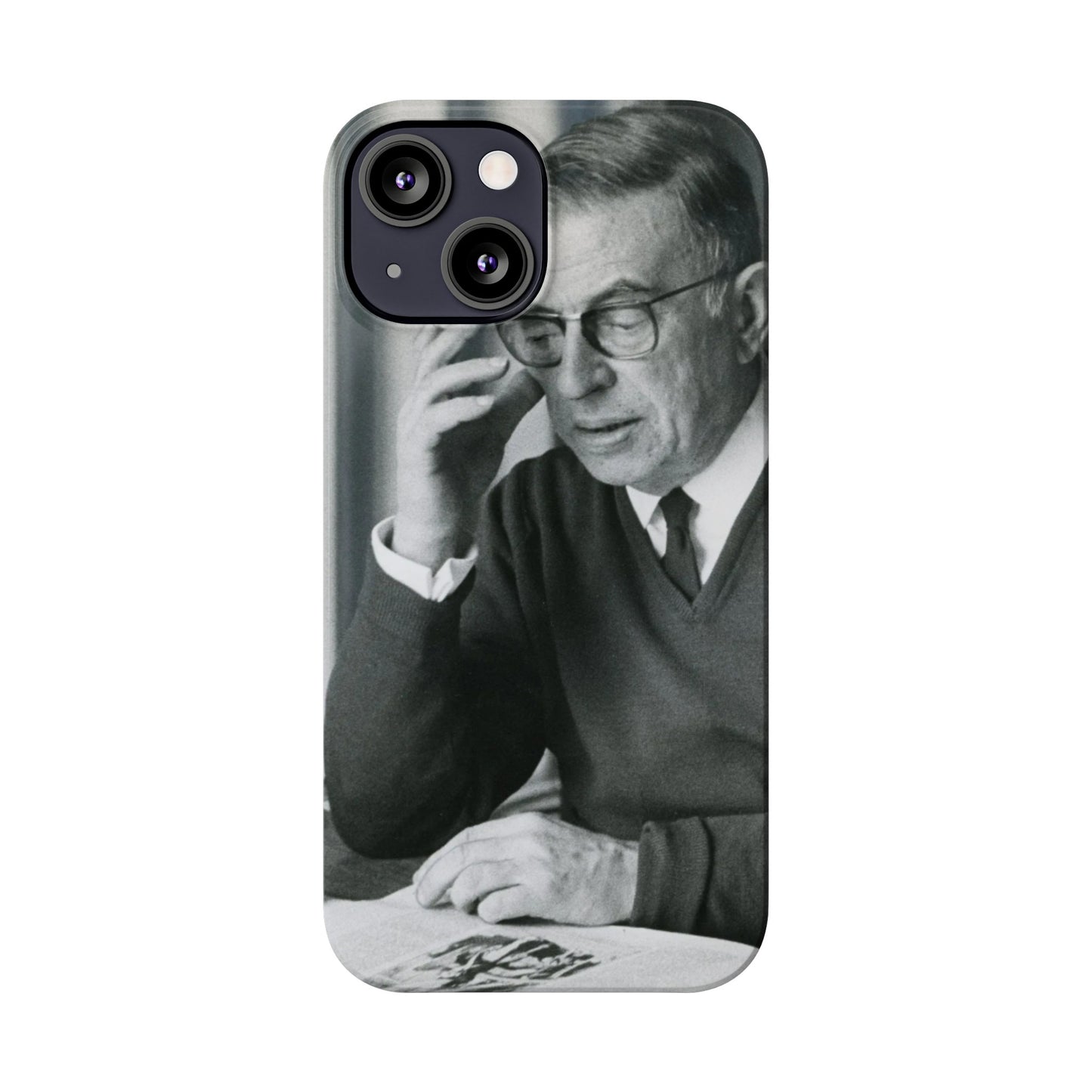Jean-Paul Sartre Phone Case