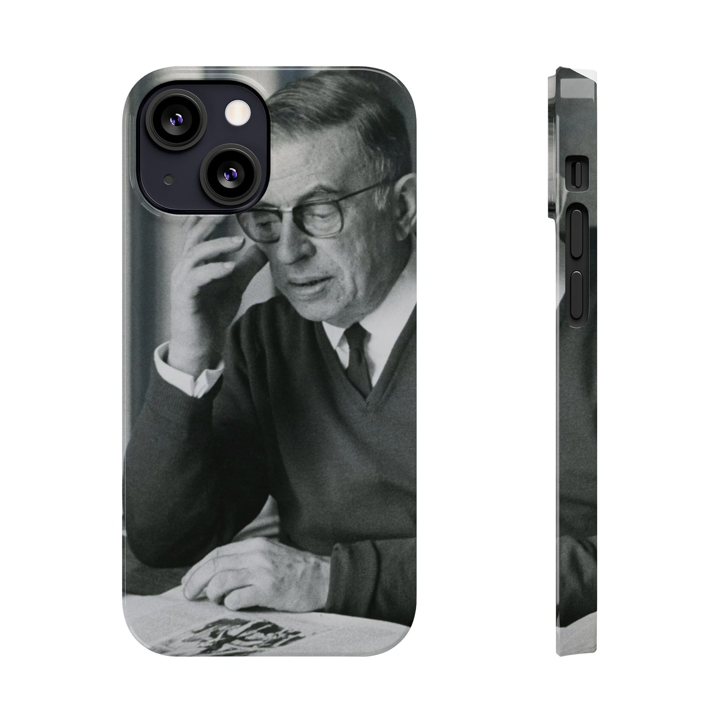 Jean-Paul Sartre Phone Case