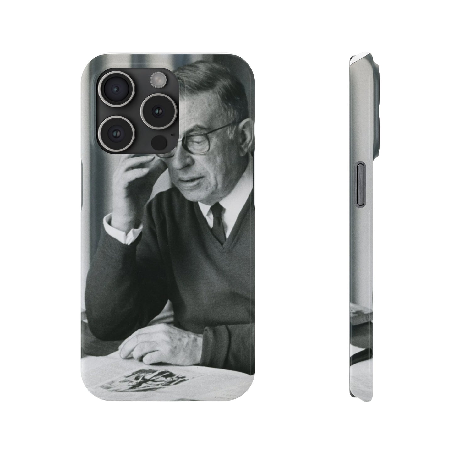 Jean-Paul Sartre Phone Case