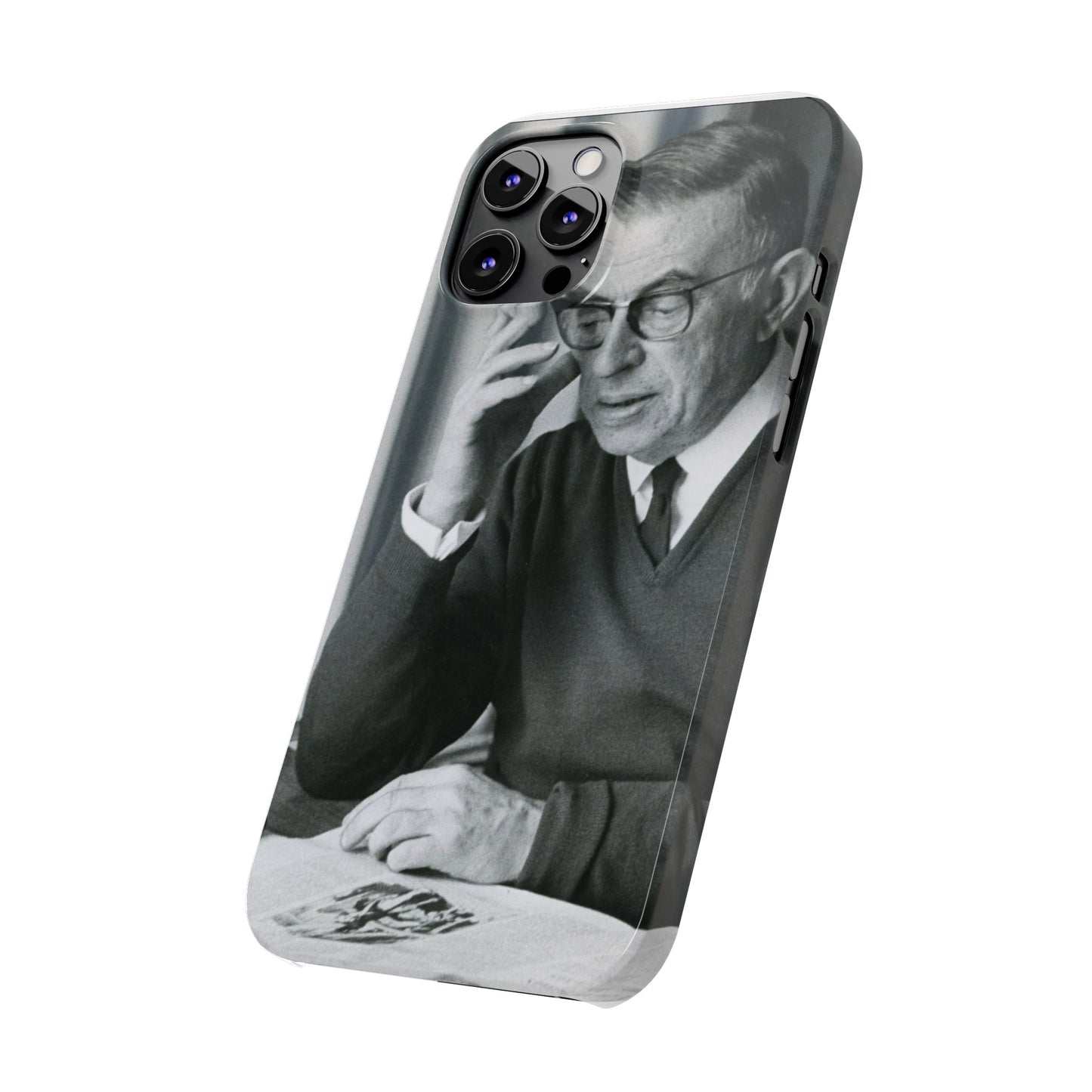Jean-Paul Sartre Phone Case