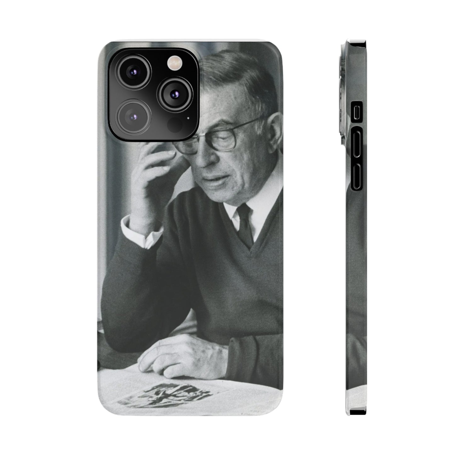 Jean-Paul Sartre Phone Case