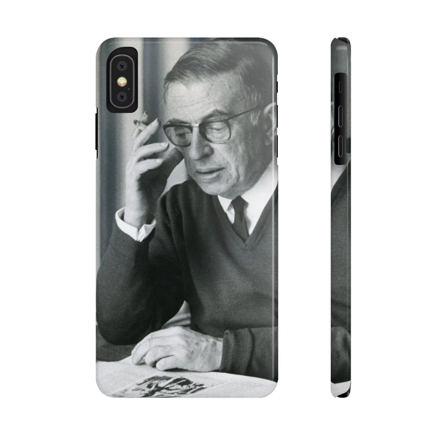Jean-Paul Sartre Phone Case