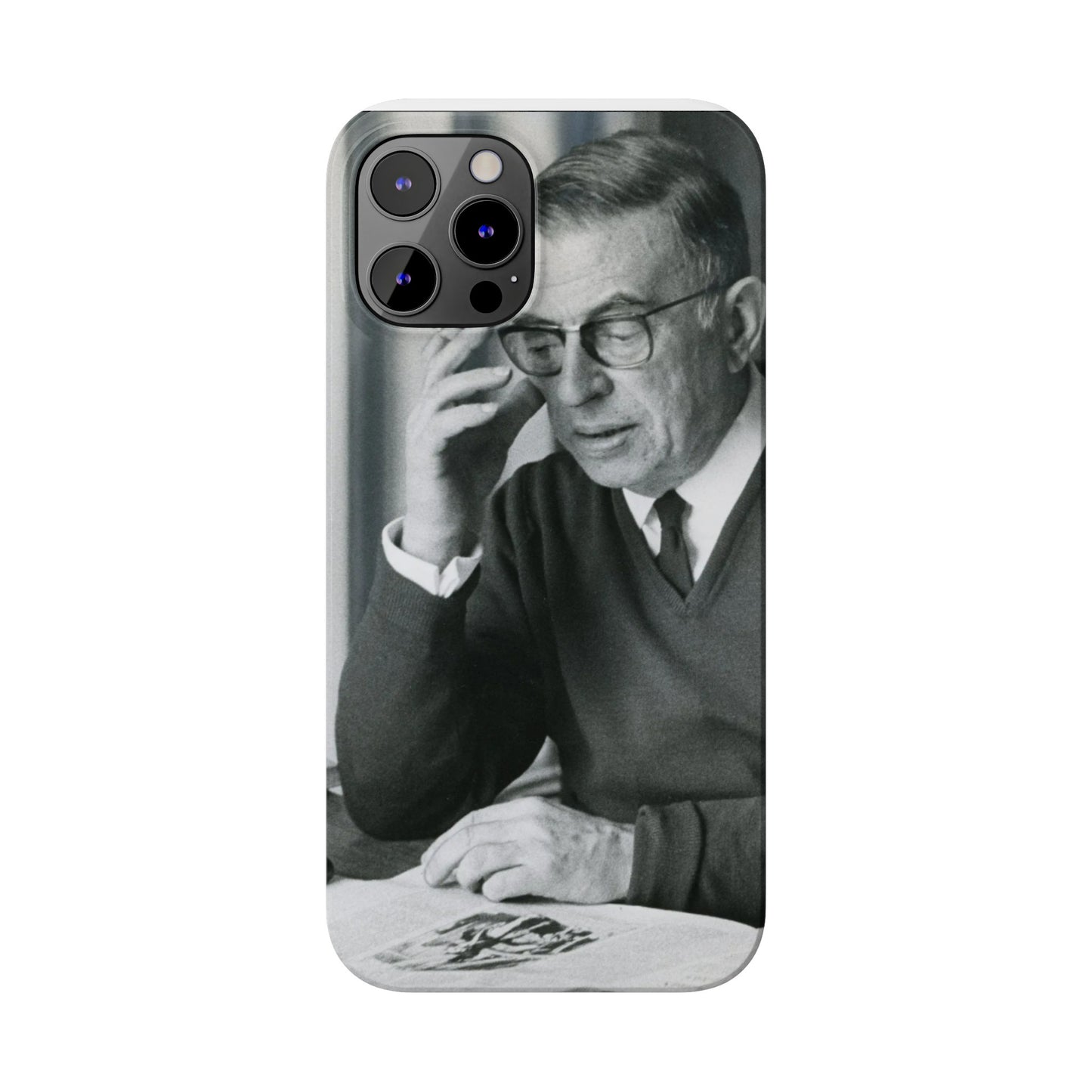 Jean-Paul Sartre Phone Case