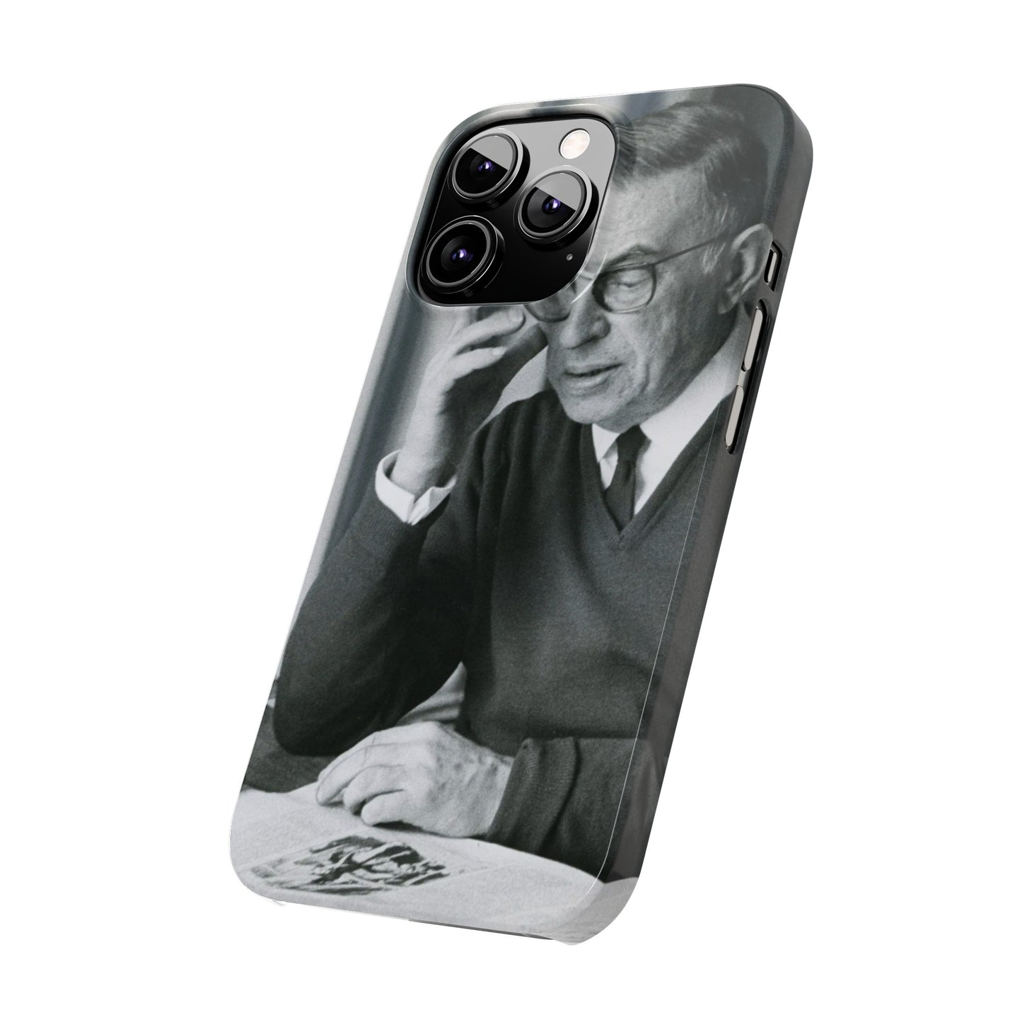 Jean-Paul Sartre Phone Case