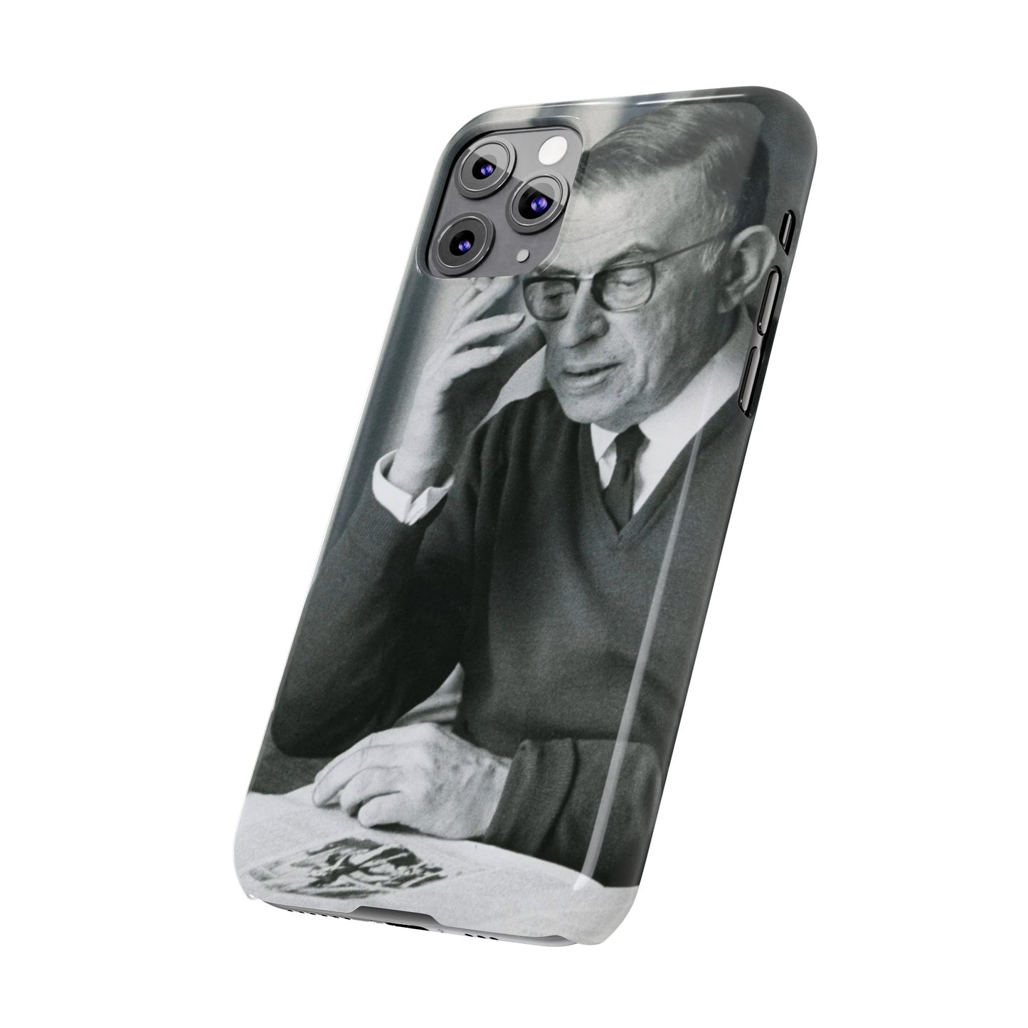 Jean-Paul Sartre Phone Case