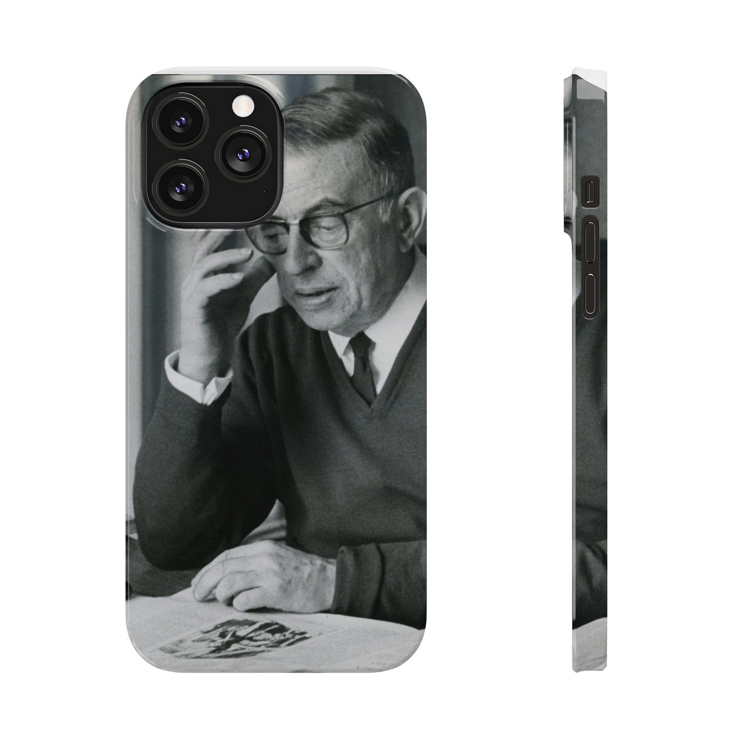 Jean-Paul Sartre Phone Case