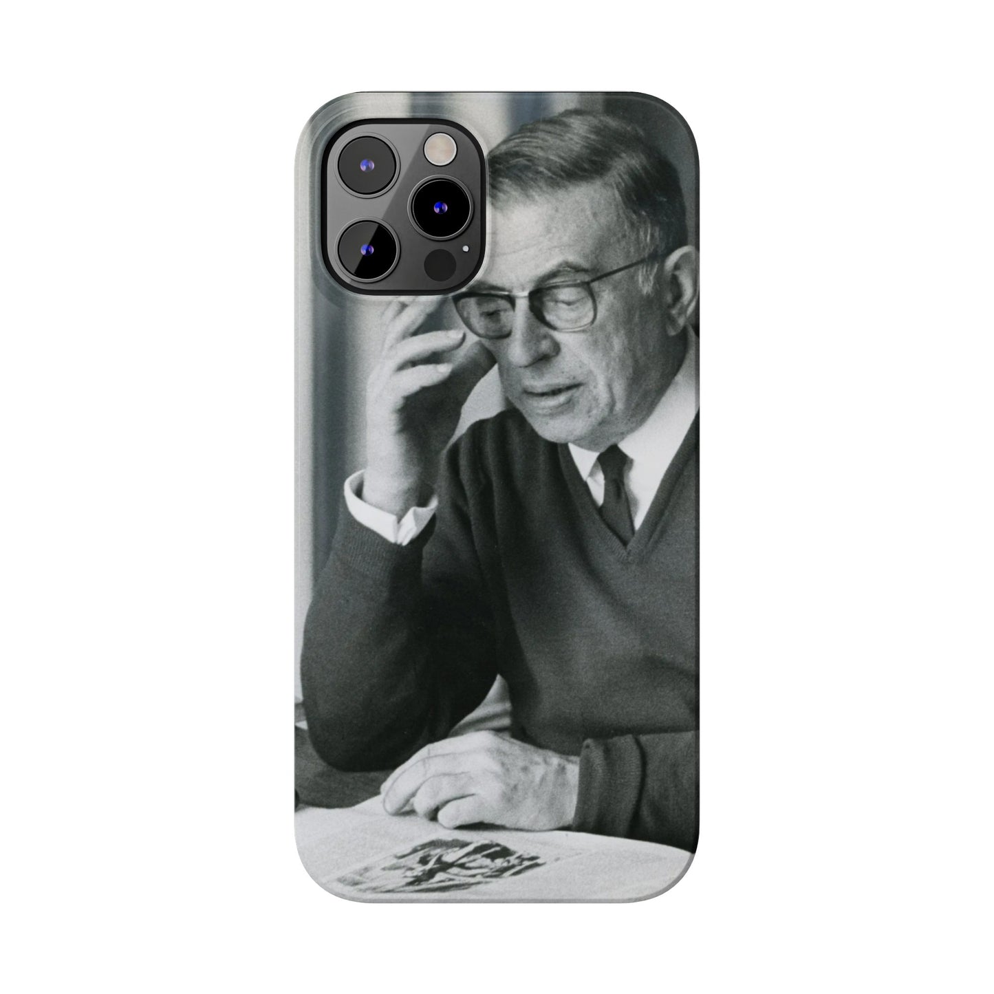 Jean-Paul Sartre Phone Case