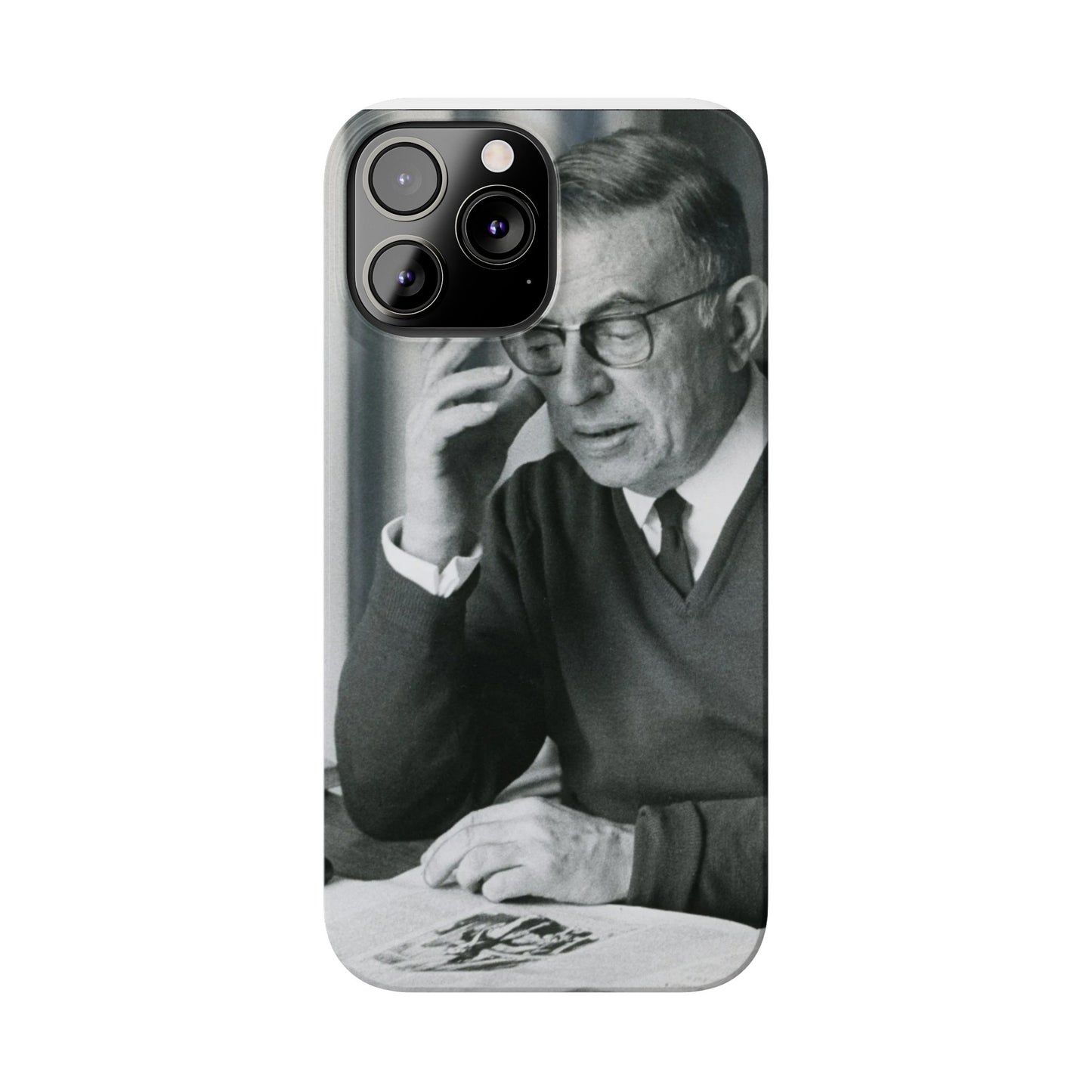 Jean-Paul Sartre Phone Case