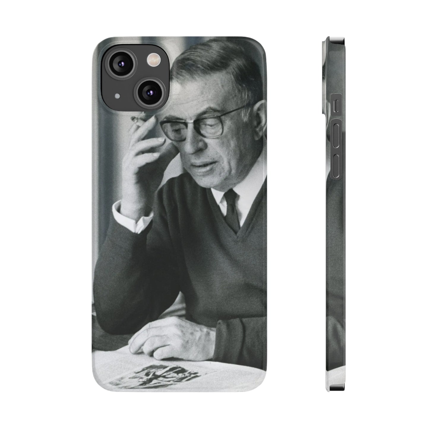 Jean-Paul Sartre Phone Case