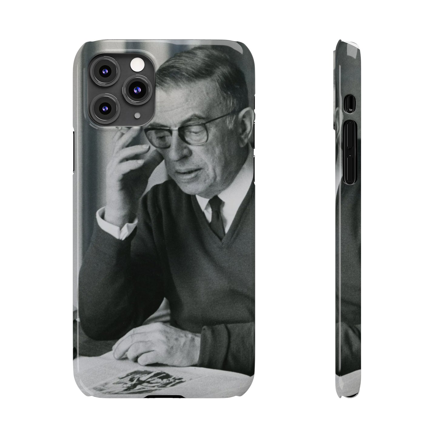 Jean-Paul Sartre Phone Case