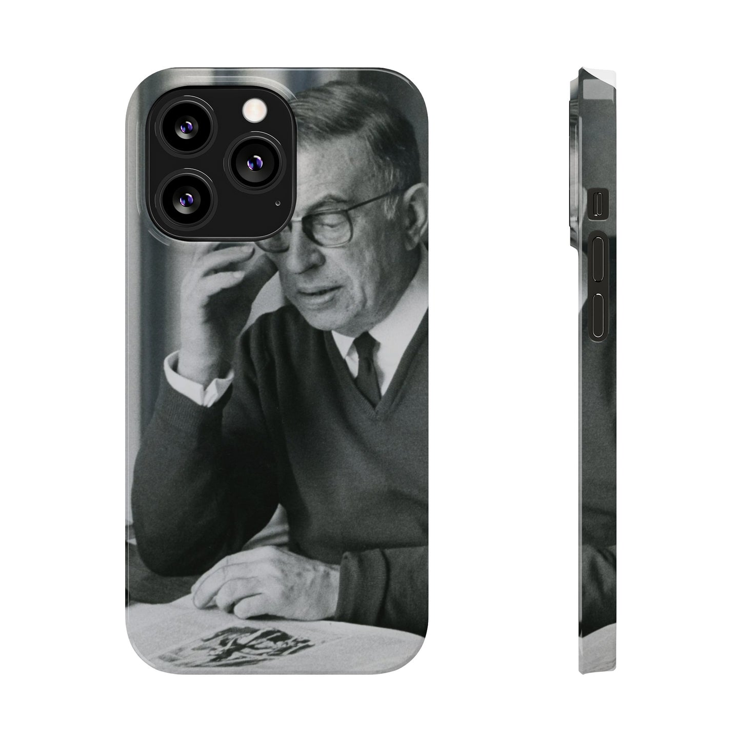 Jean-Paul Sartre Phone Case