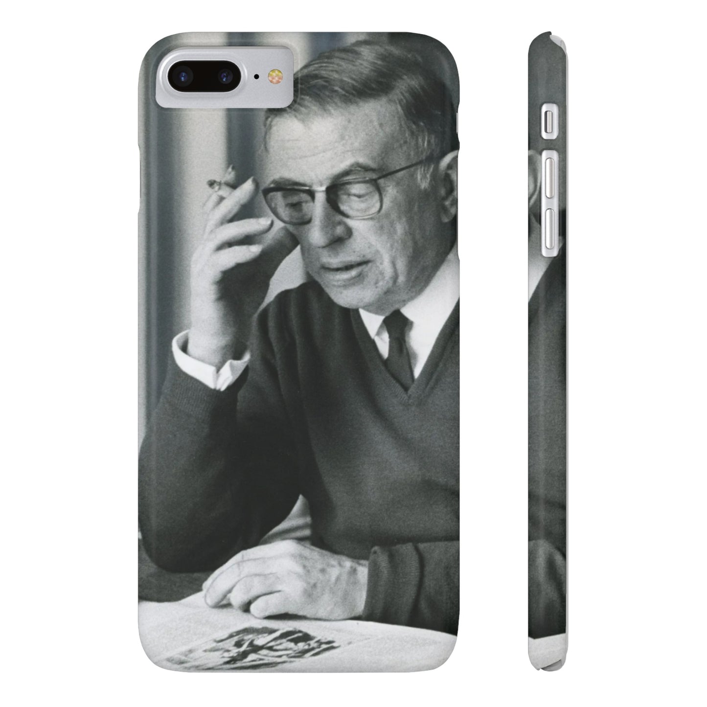 Jean-Paul Sartre Phone Case