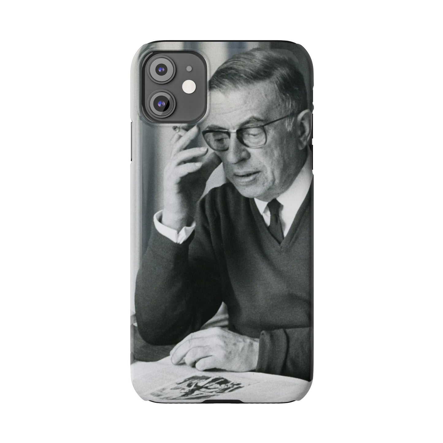 Jean-Paul Sartre Phone Case
