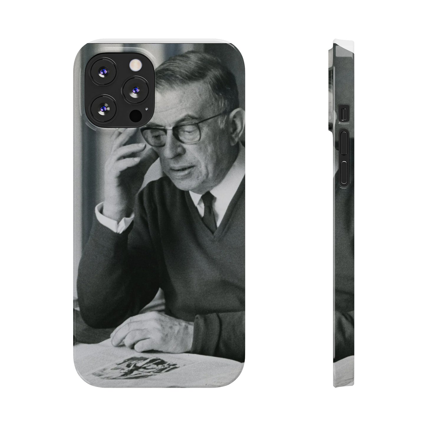 Jean-Paul Sartre Phone Case