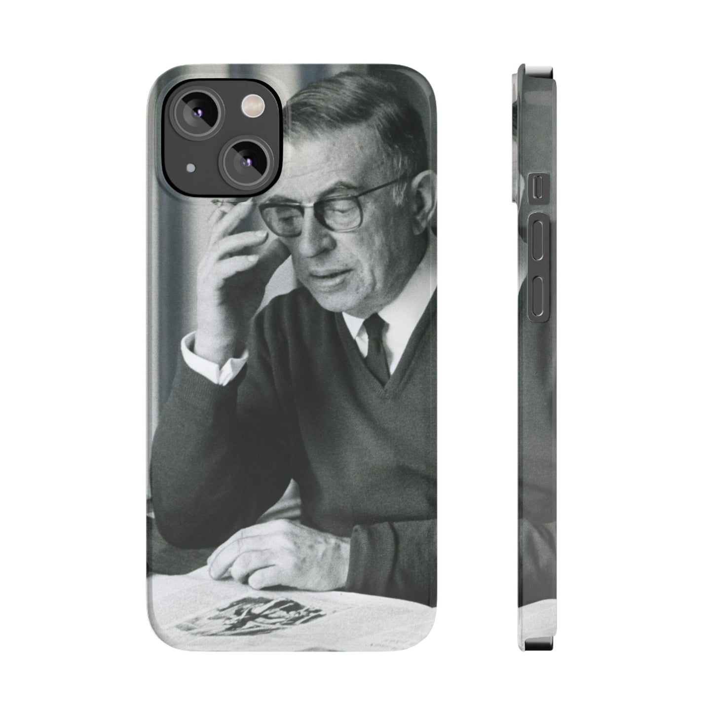 Jean-Paul Sartre Phone Case